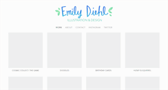 Desktop Screenshot of emilydiehl.com